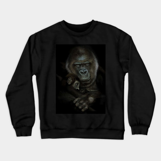 Gorilla Crewneck Sweatshirt by AndreKoeks